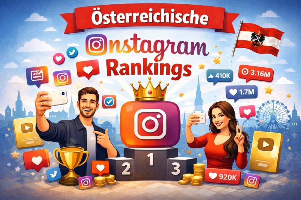 Österreichische Instagram Rankings